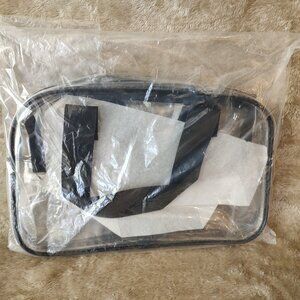 New Clear Toiletry Organizer Makeup Bag w/Handles For Travel, Storage, Concerts
